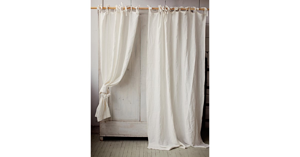 Tie Top Linen Curtain Panel Influencer Janea Brown Shares Her
