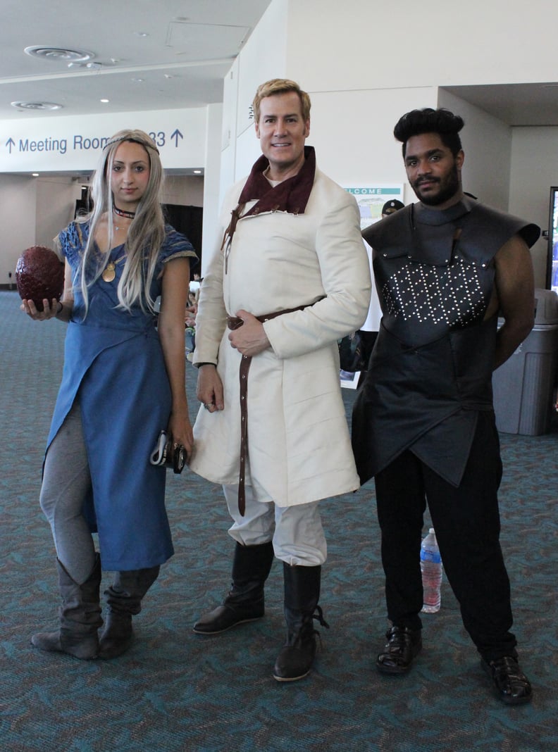 Daenerys Targaryen, Jaime Lannister, and Grey Worm