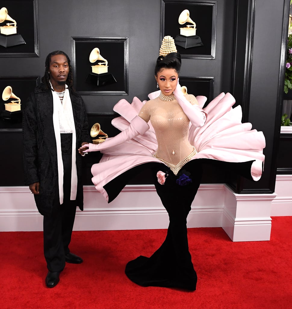 Cardi B and Offset at the 2019 Grammys