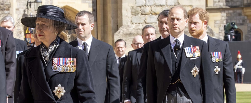 皇室成员在菲利普亲王金宝搏app的葬礼上|图片