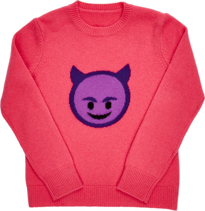 Smiling Devil Emoji Sweater