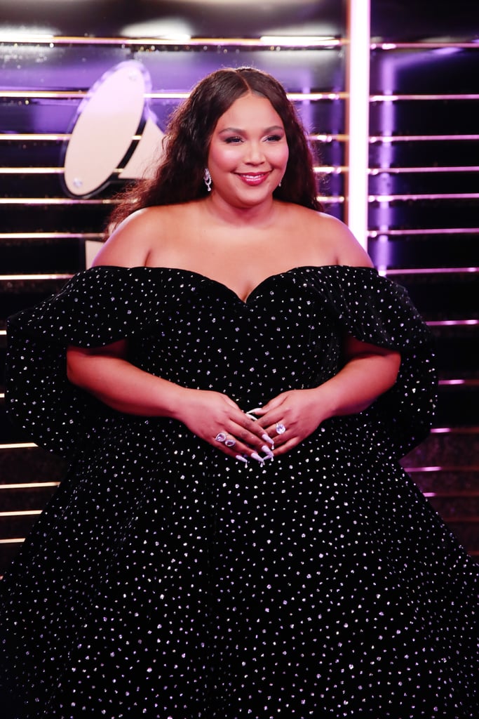 Lizzo's Christian Siriano Grammys Gown and Neon Bodysuit