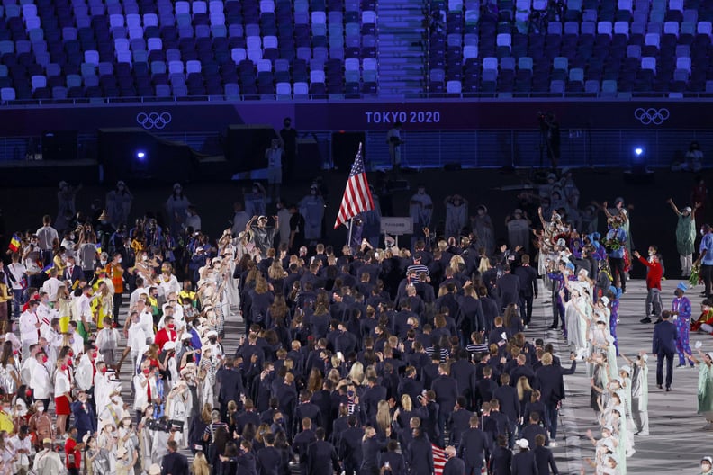 Team USA at the Tokyo Opening Ceremony