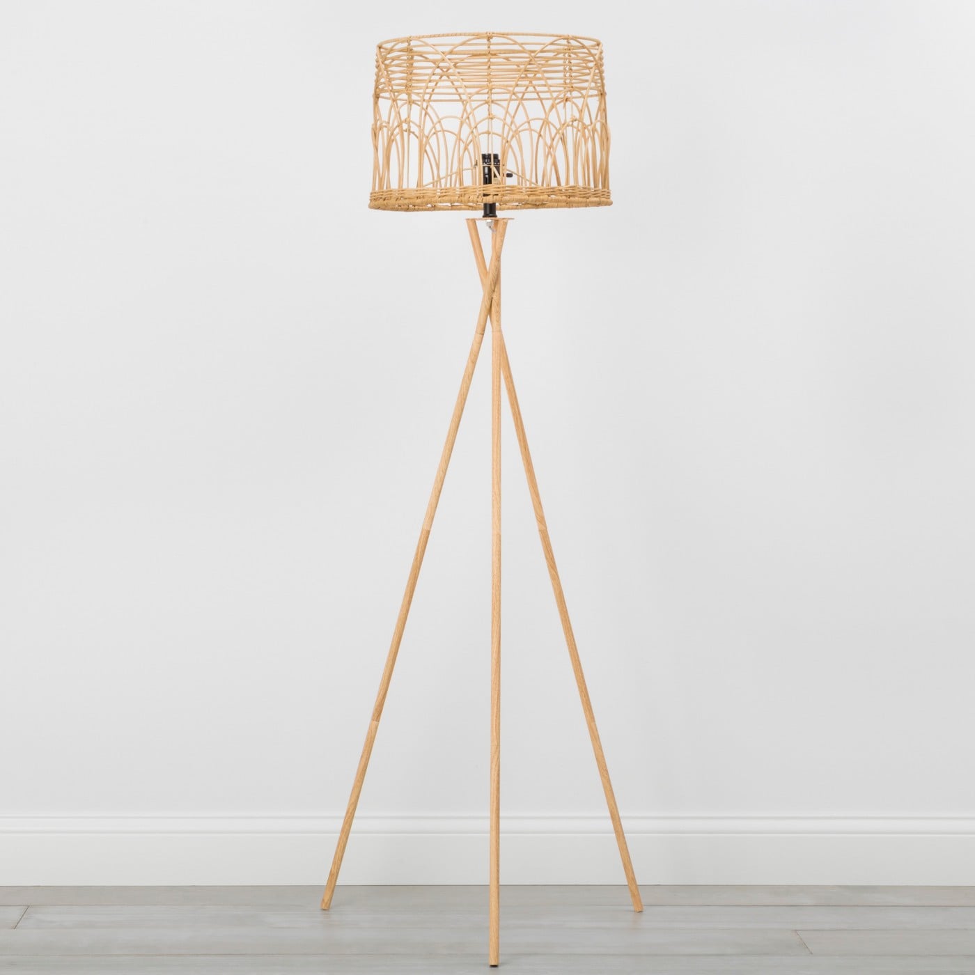 Rattan Tripod Floor Lamp Target Just Dropped Its Opalhouse Home