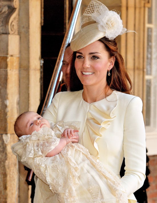 Kate's hair at Prince George's christening was flawless, not that we expected anything else.