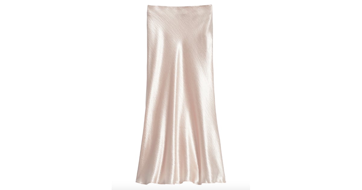 Satin midi slip discount skirt banana republic