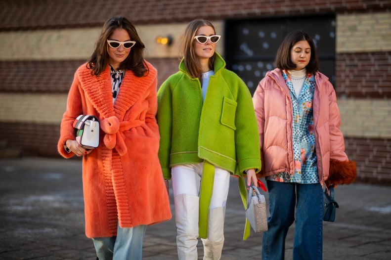 Get Your Friends to Wear Colorful Coats With You