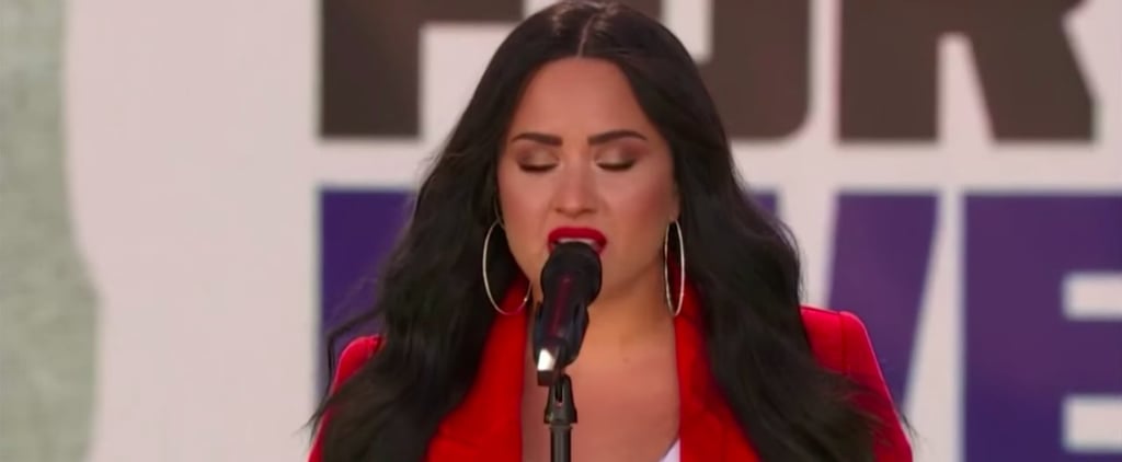 Demi Lovato Singing "Skyscraper" at March For Our Lives