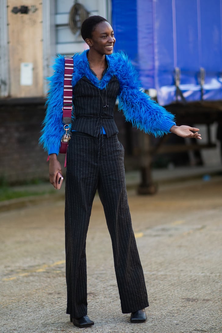 Why wear your furry jacket over your top when you can ...