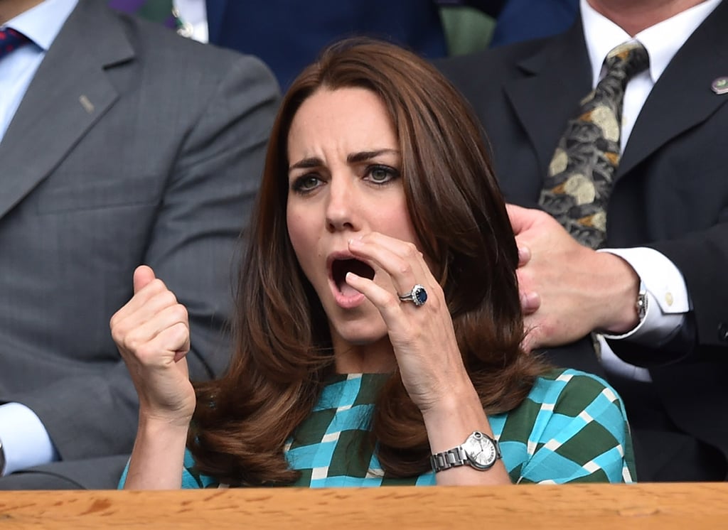 Kate Middleton's Facial Expressions Watching Sports Pictures