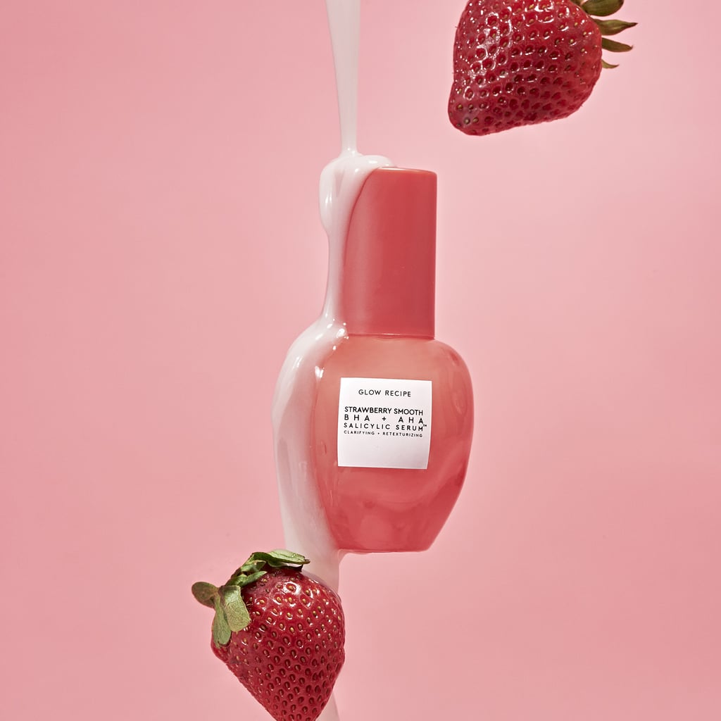 对粉刺性皮肤:发光配方草莓光滑底部钻具组合+啊哈水杨酸血清