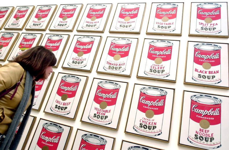 Andy's Most Iconic Works — Campbell's Soup Cans, 1962