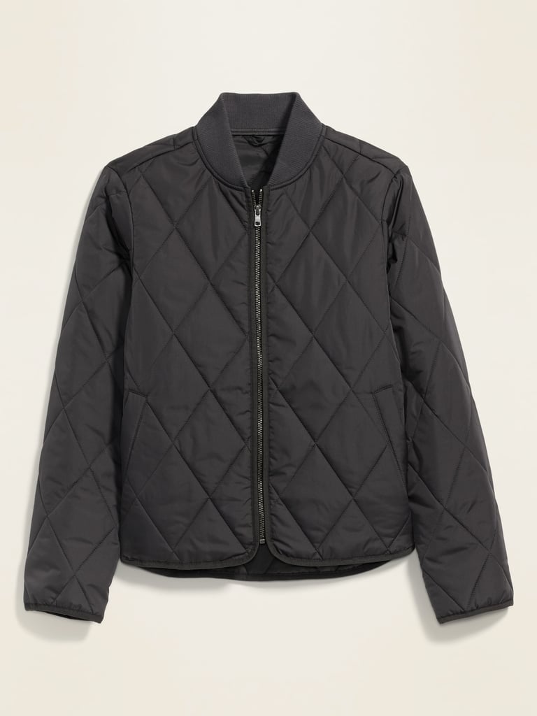 Old Navy Diamond-Quilted Zip Jacket