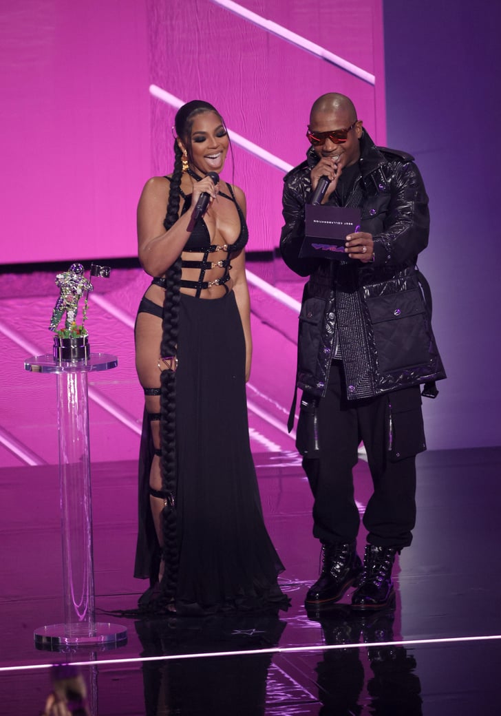 Ashanti Wears Sexy Cutout Dress To 2021 Mtv Vmas Popsugar Fashion Photo 12 3928