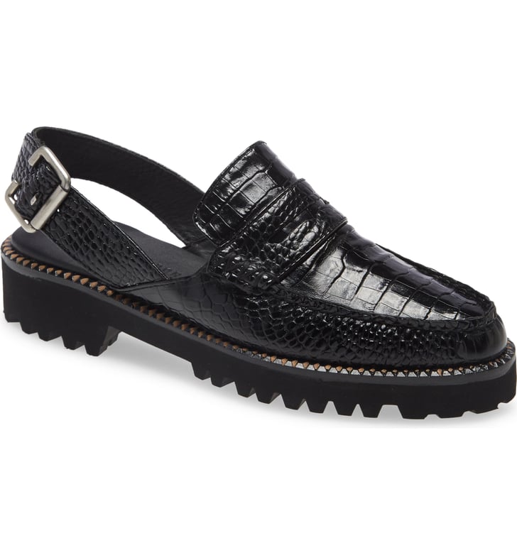 Salvatore Ferragamo sling back loafer oxford flat | Salvatore ferragamo, Oxford flats, Ferragamo
