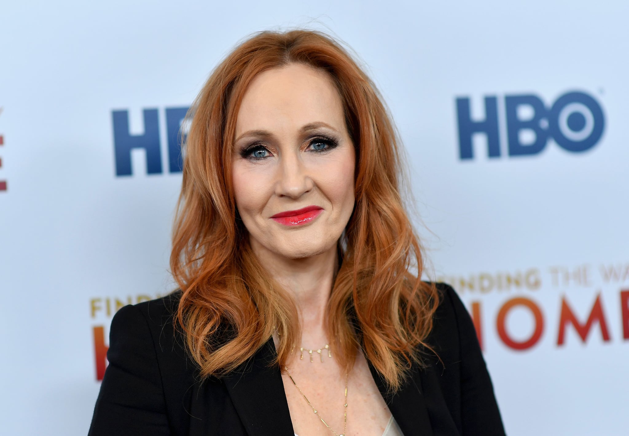 British author J. K. Rowling attends HBO's 