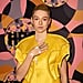 Hunter Schafer Wore a Bedazzled Finger at a Globes Party