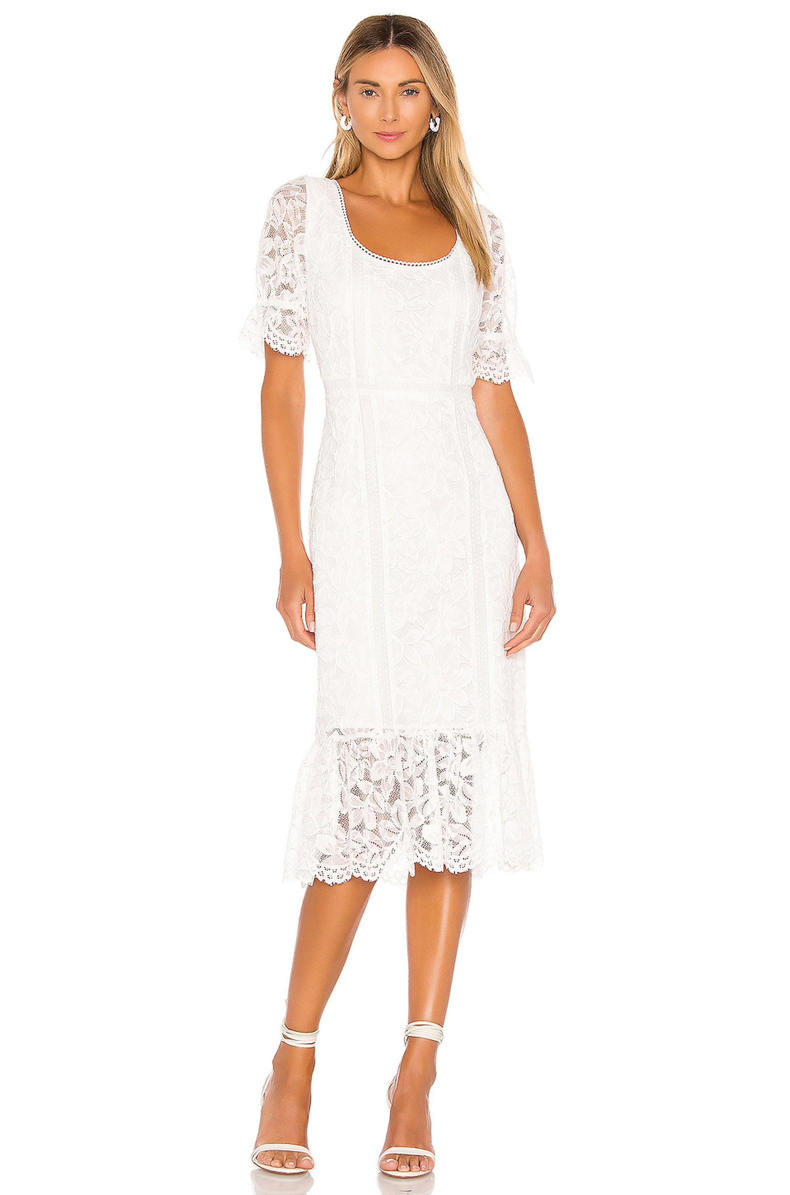 White Lace Dresses POPSUGAR Fashion