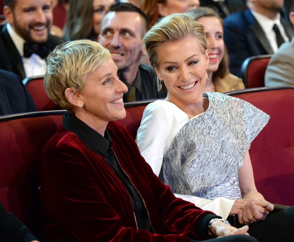 Pictured: Ellen DeGeneres and Portia de Rossi