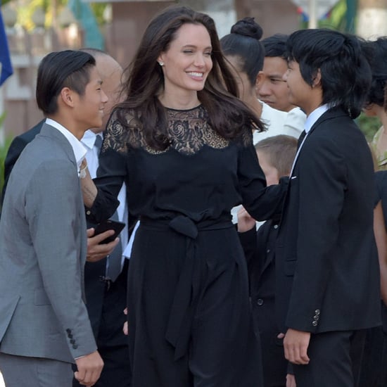 Angelina Jolie and Her Kids at Movie Premiere in Cambodia
