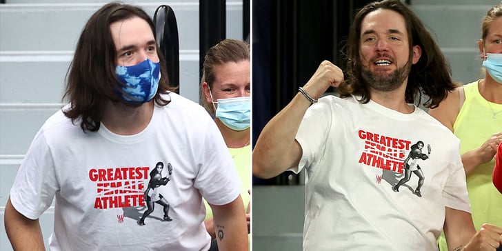 Alexis Ohanian Wears "Greatest Athlete" Shirt For Serena | POPSUGAR Celebrity