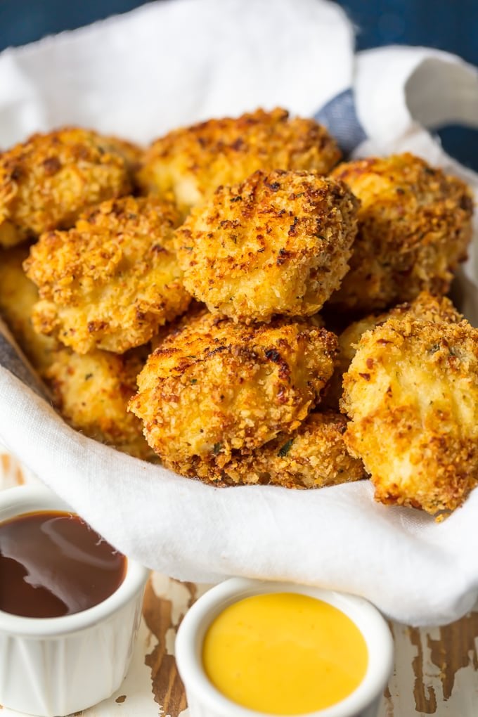 Baked Parmesan Chicken Nuggets