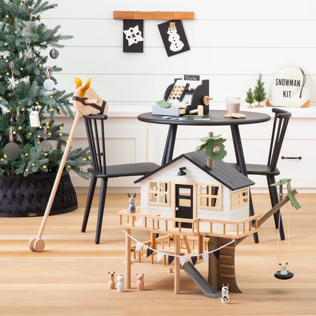 We'll take all of these gorgeous wooden toys, but we'll start with the treehouse!