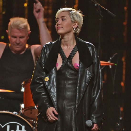 Miley Cyrus Wearing Joan Jett Pasties