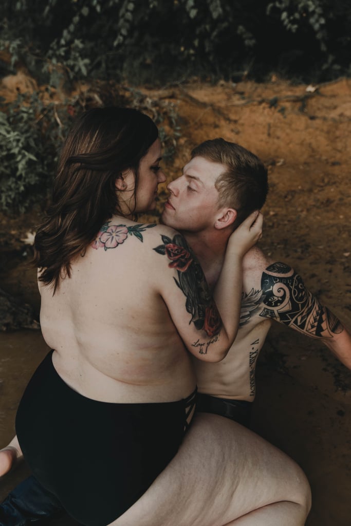 Body-Positive Couple Boudoir Shoot