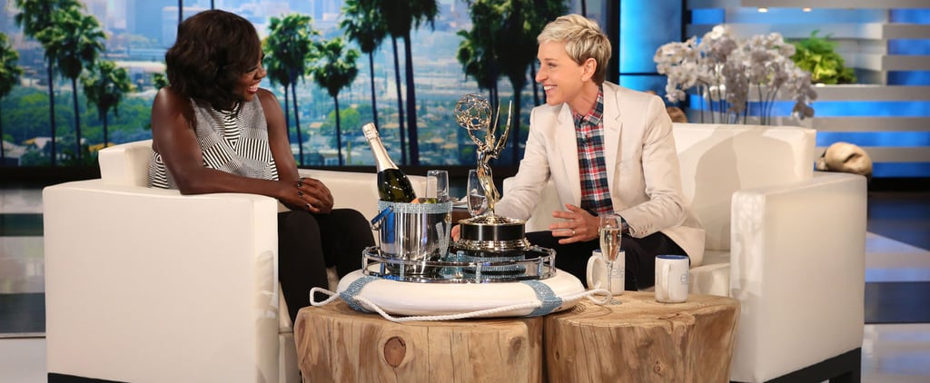 Viola Davis Talks About Emmys Speech on Ellen September 2015
