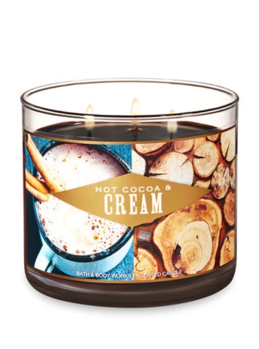 Hot Cocoa & Cream Three-Wick Candle