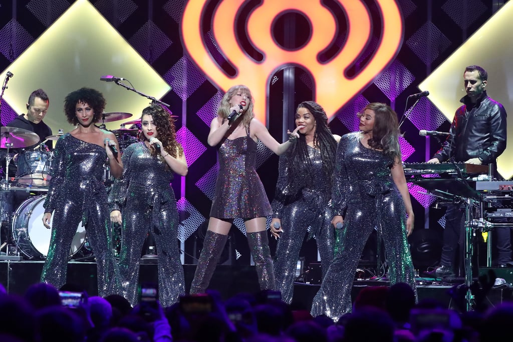 Taylor Swift at iHeartRadio's Jingle Ball in NYC