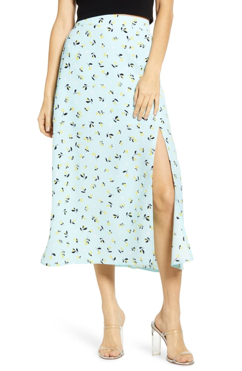 Leith ditsy deals floral midi skirt