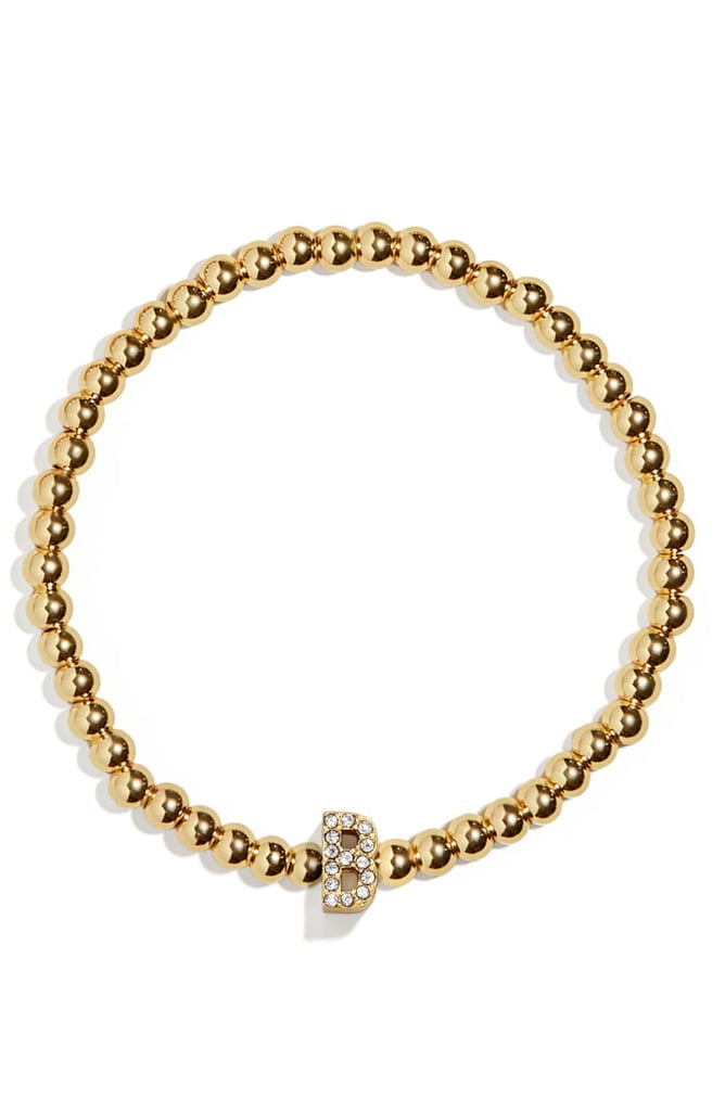 BaubleBar Pisa Pavé Initial Bracelet