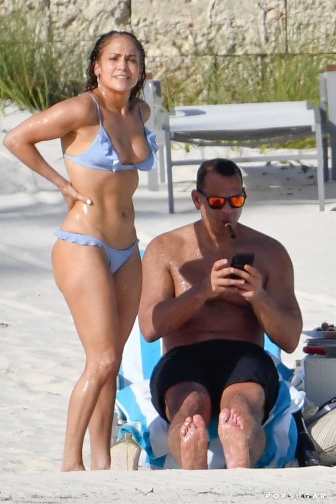 Jennifer Lopez and Alex Rodriguez in the Bahamas March 2019