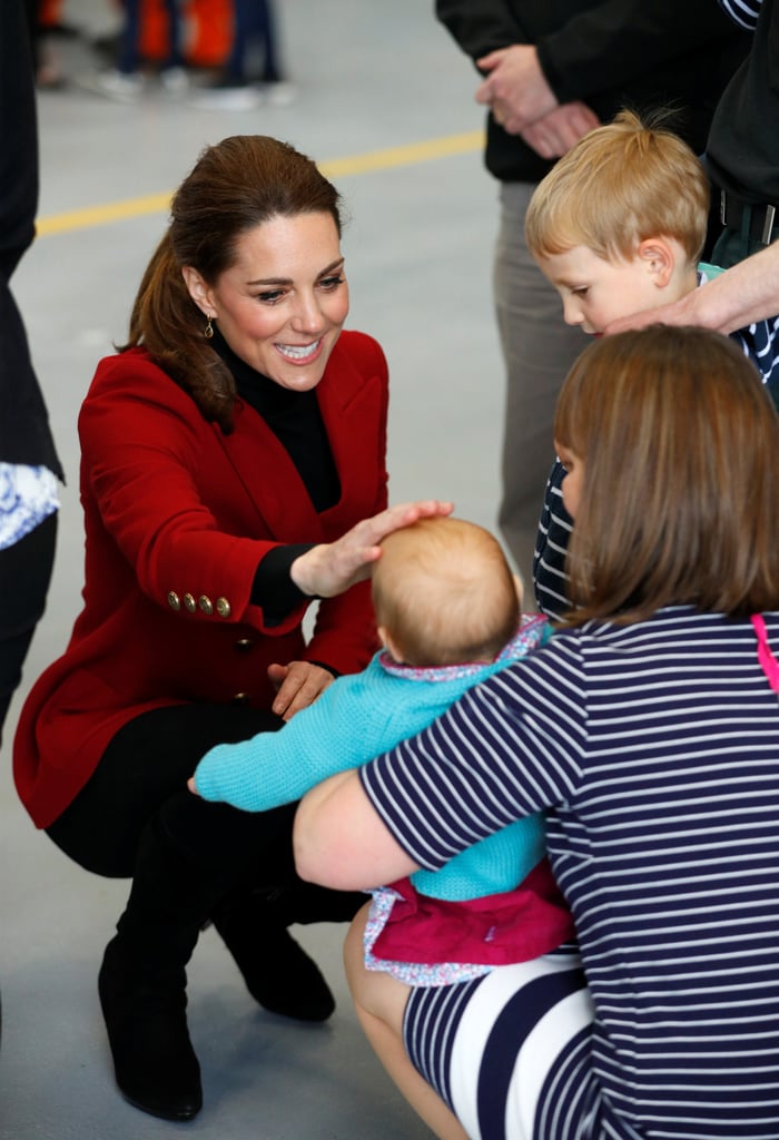 Kate Middleton Red Jacket May 2019