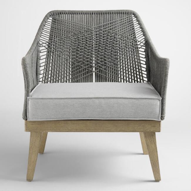 Gray Rapallo Outdoor Occasional Chair