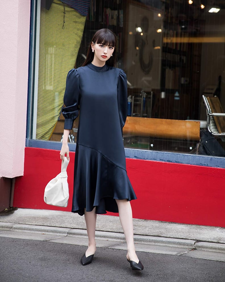 The Drop Women's Iona Long-Sleeve Hooded Mini Sweatshirt Dress