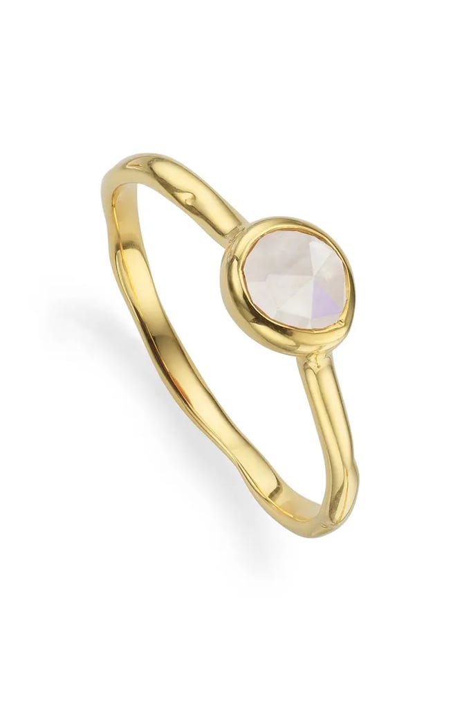 Ring A Ding Ding: Monica Vinader Siren Small Semiprecious Stone Stacking Ring