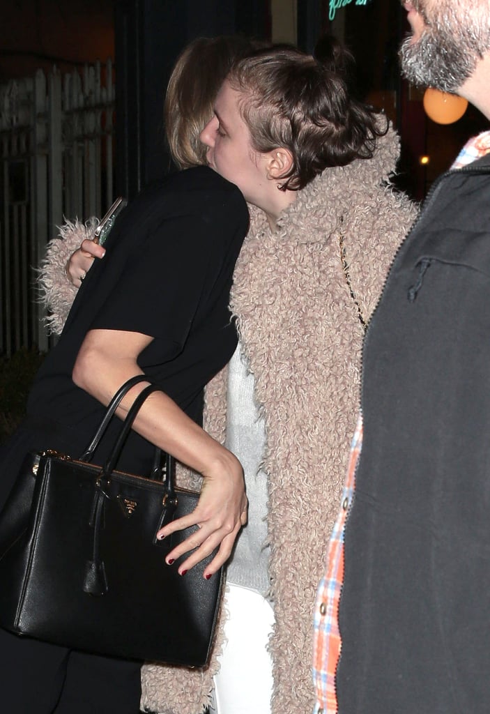 Taylor Swift and Lena Dunham Leaving Dinner in NYC