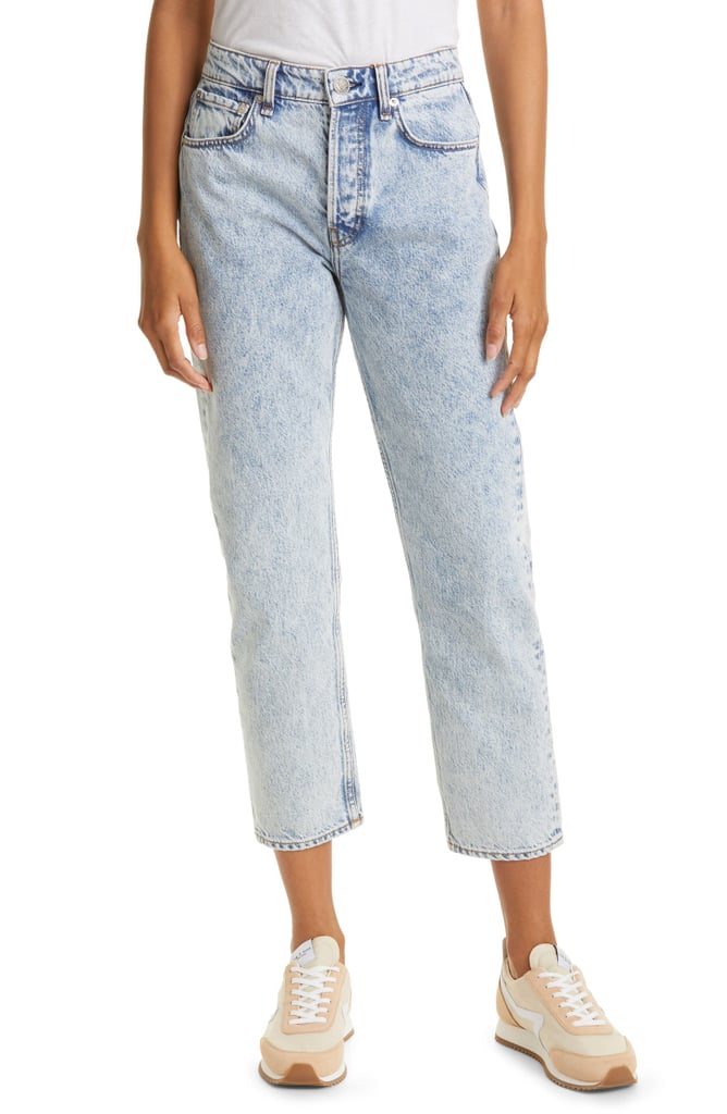 rag & bone Maya High Waist Ankle Slim Straight Leg Jeans