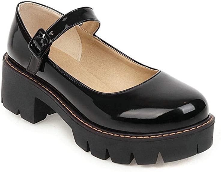 Buckled Beauty: Cybling Platform Mary Janes