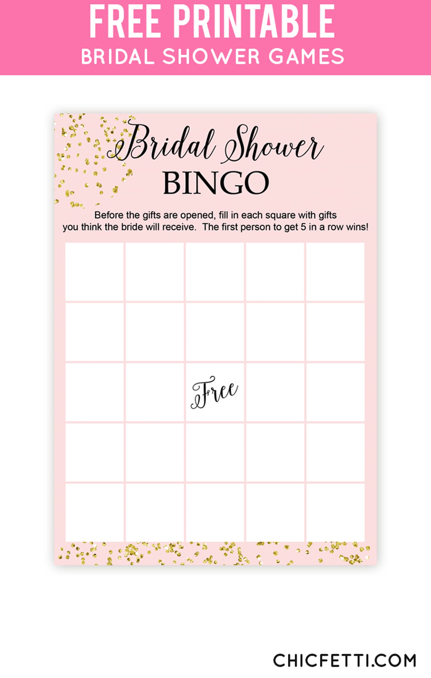 Free Bridal Shower Printables | PS Smart Living