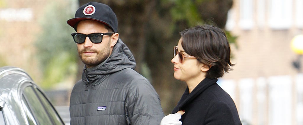 Jamie Dornan With His Wife in London October 2015