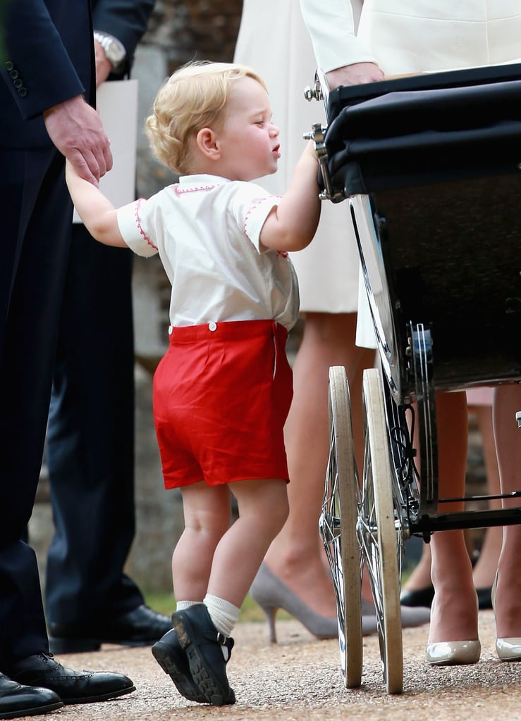 Prince George at Princess Charlotte's Christening | Pictures