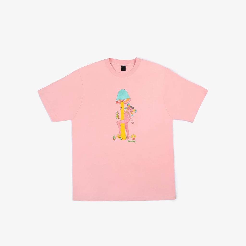 Pleasing Shroom Bloom T-Shirt in Blush Pink