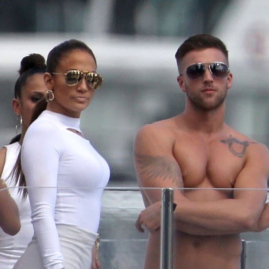 Jennifer Lopez Filming With Shirtless Men in Miami