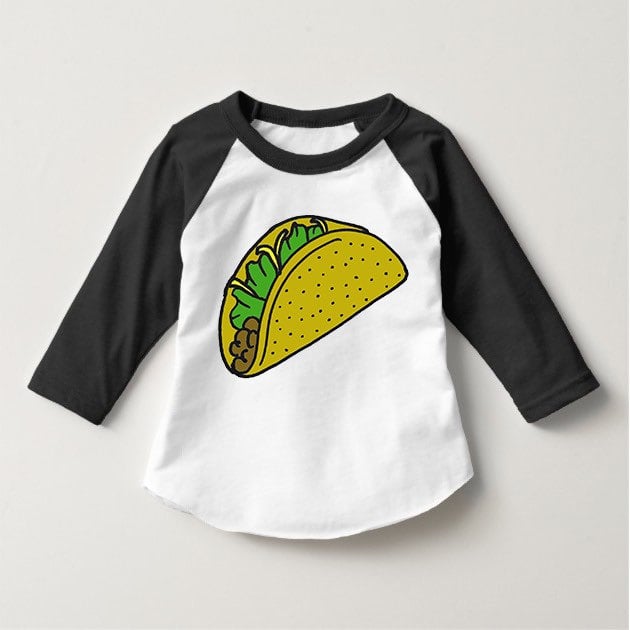 Taco Baseball Tee