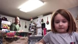 Dad Dancing in the Background of Daughter's School Video