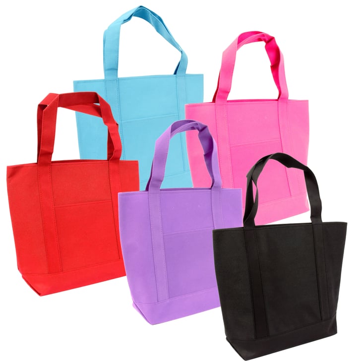 Large SolidColored Tote Bags (1 each) Best Things at the Dollar